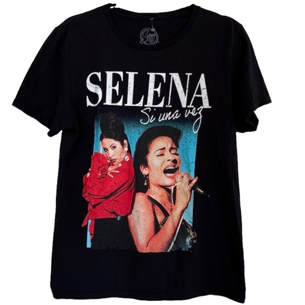 Selena Si Una Vez T-shirt Men's Size Medium Black Official Merchandise